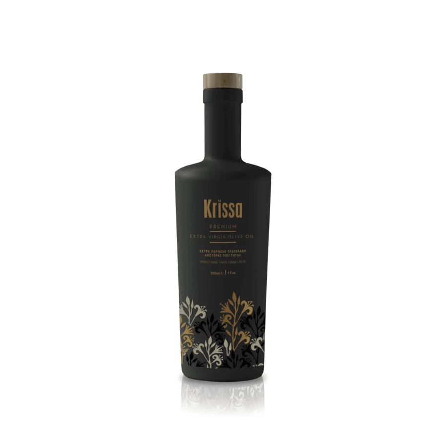 Bottle of Cretan Heritage Krissa extra virgin olive oil