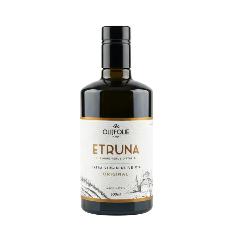 Bottle of Etruna Regular extra virgin olive oil